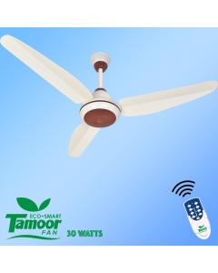 Tamoor Ceiling Fan Executive 56'' (30W ECO-SMART)  Colour Dark Wood (HAMMALL-2)